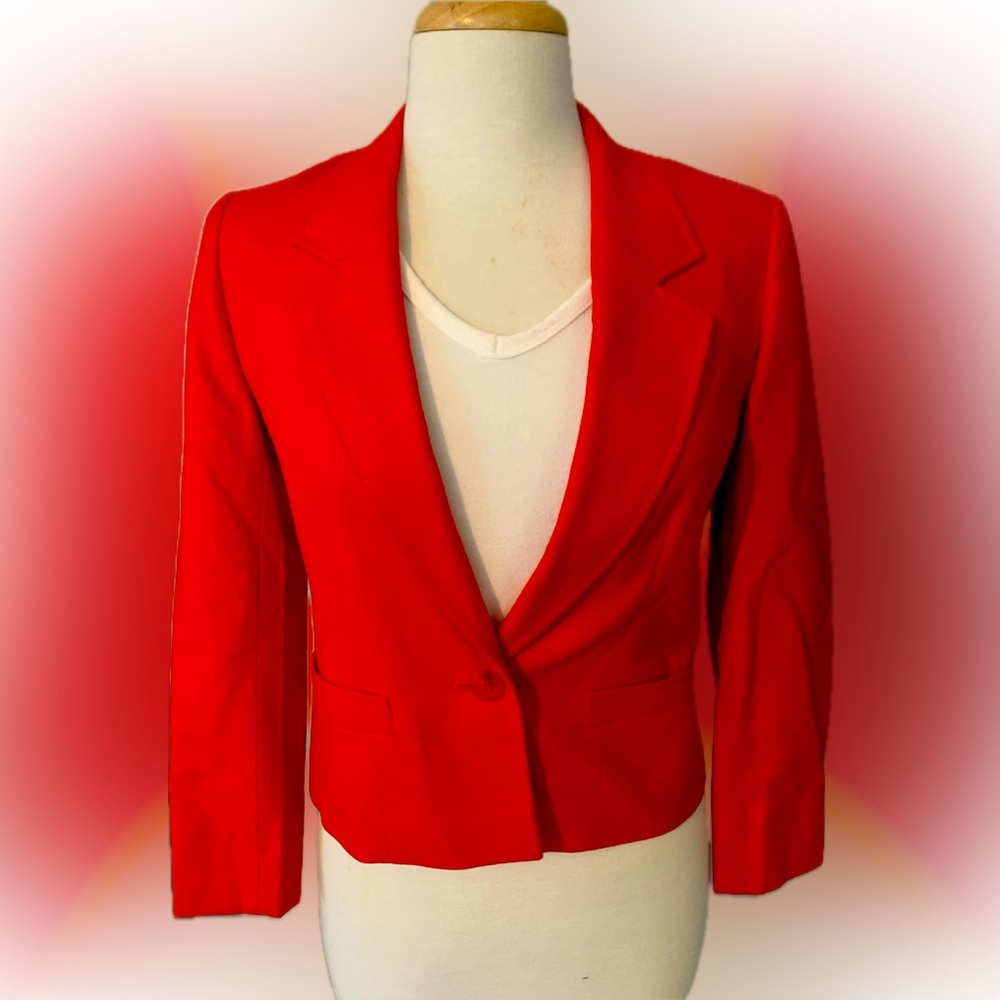 Vintage Pendleton 100% Wool Red Blazer